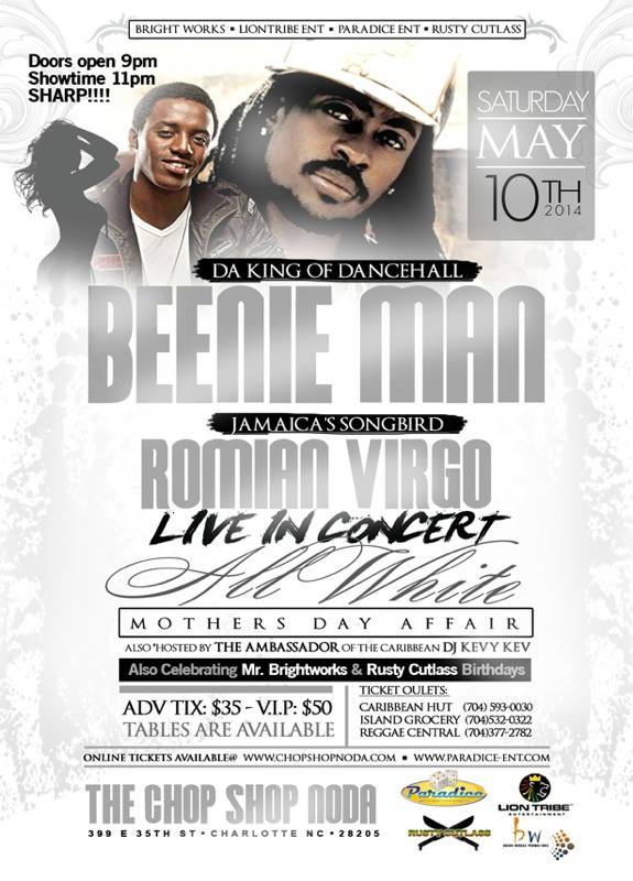 Beenine Man/Romian Virgo Live in Concert